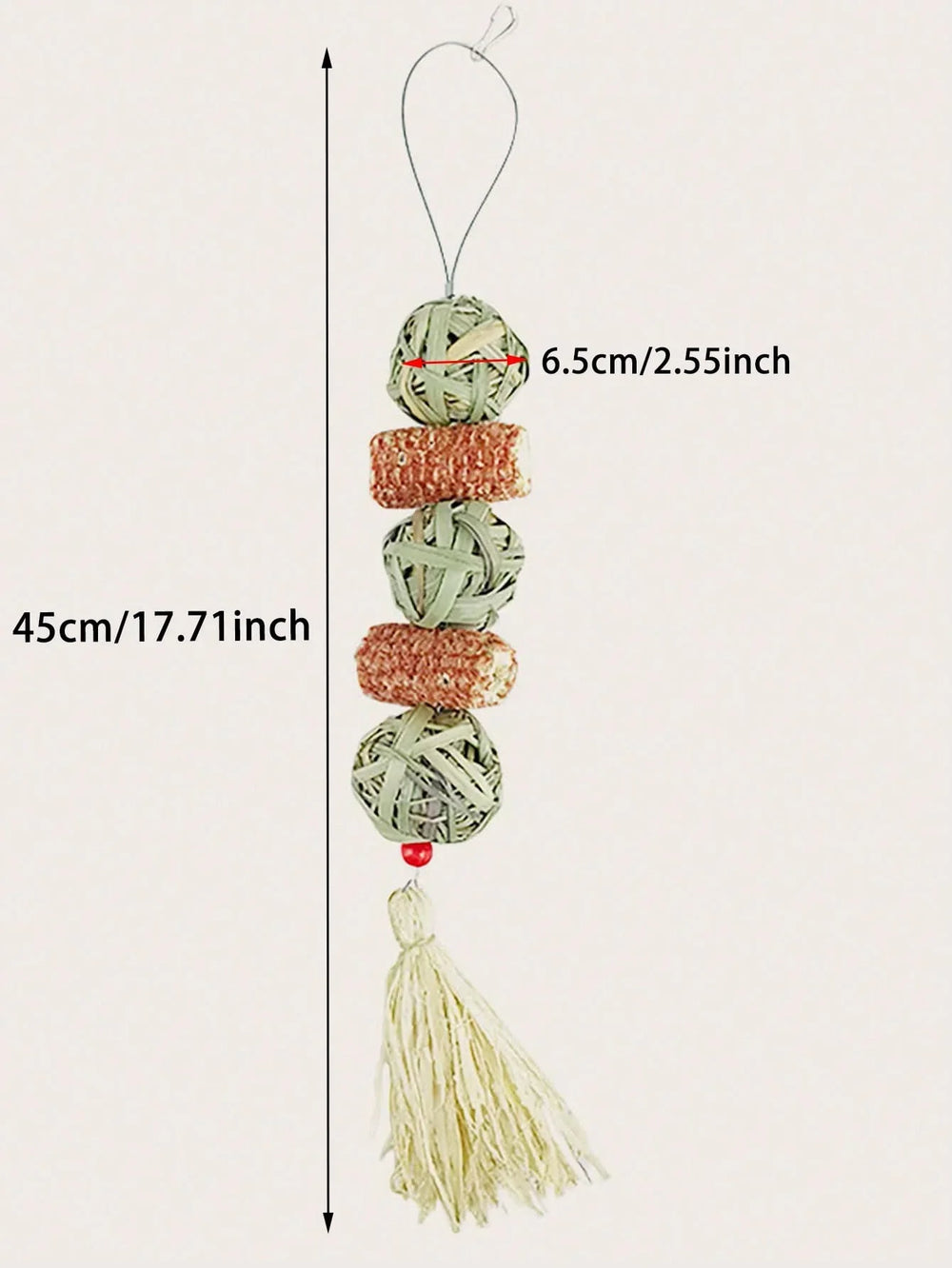 Grass ball on a string · Photo 4