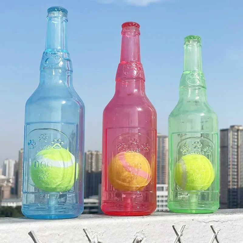 Squeaky bottle with ball · Photo 2