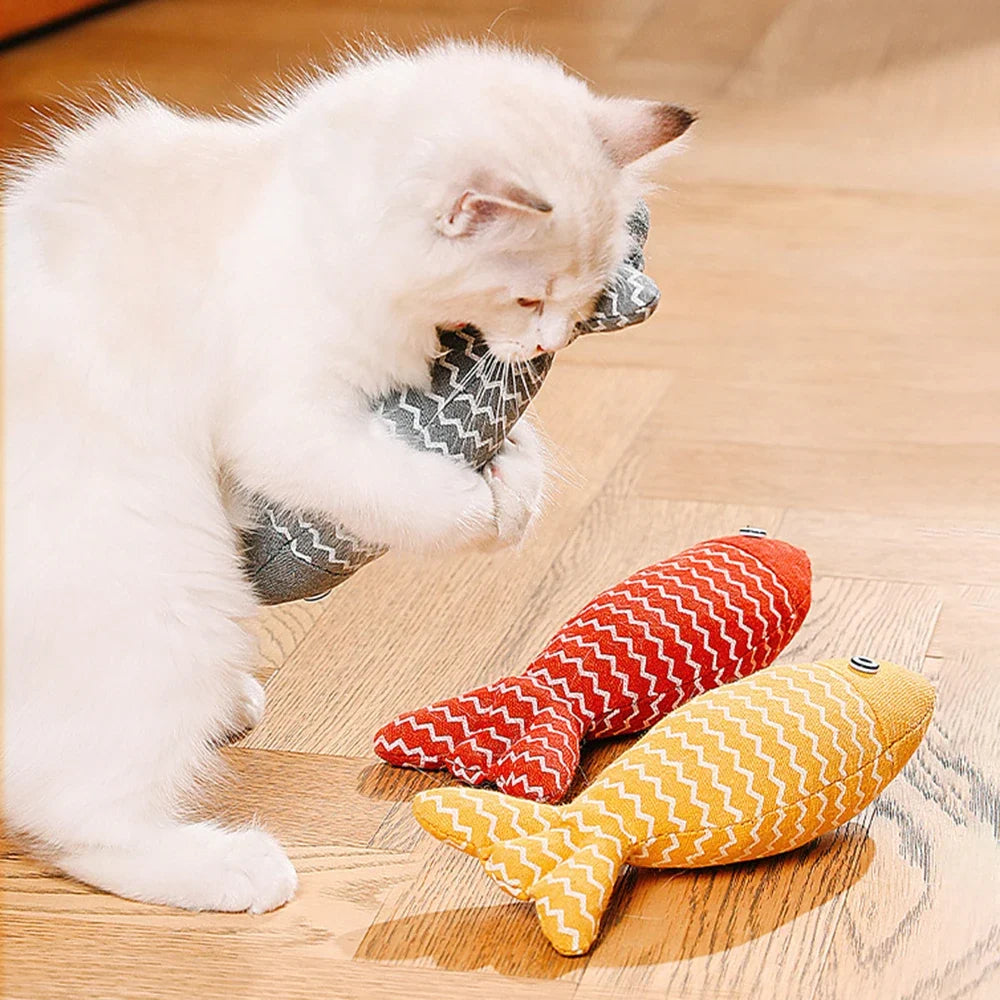 Sackcloth catnip fish · Photo 4