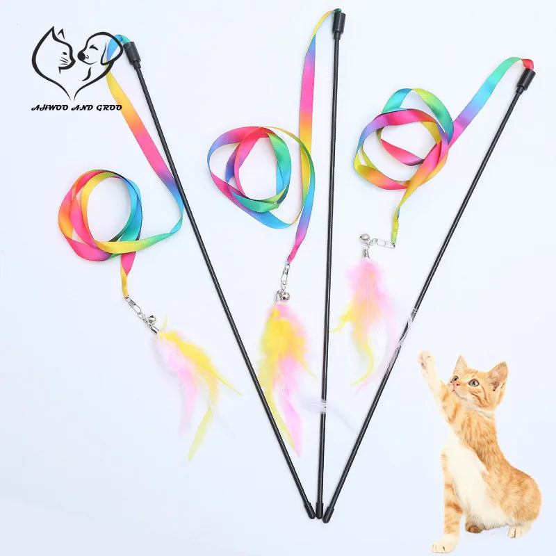 Ribbon feather wand · Photo 1