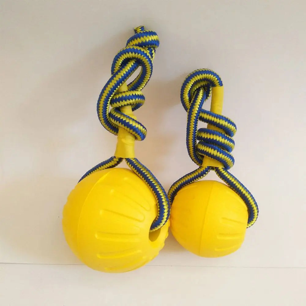 Yellow rubber ball · Photo 1