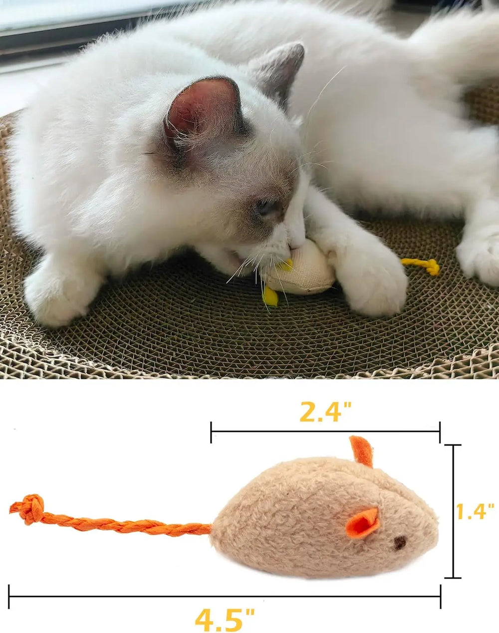 Catnip rattle mice · Photo 3