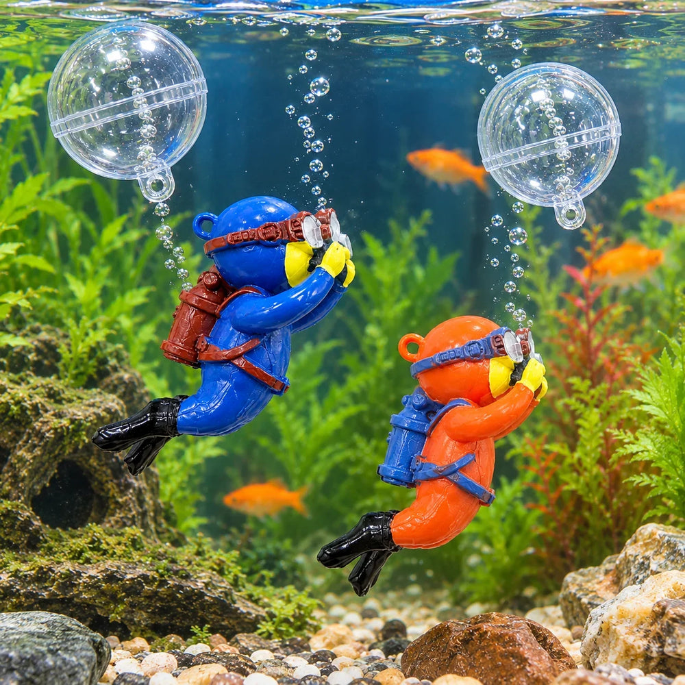 Floating scuba diver · Photo 1