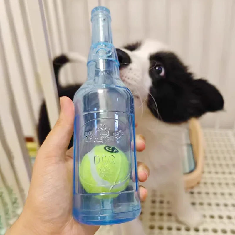 Squeaky bottle with ball · Photo 3