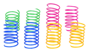 Colorful spiral springs