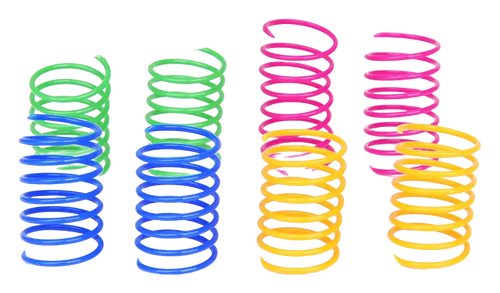 Colorful spiral springs