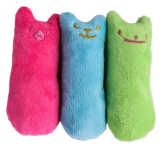 Catnip cat-face plush