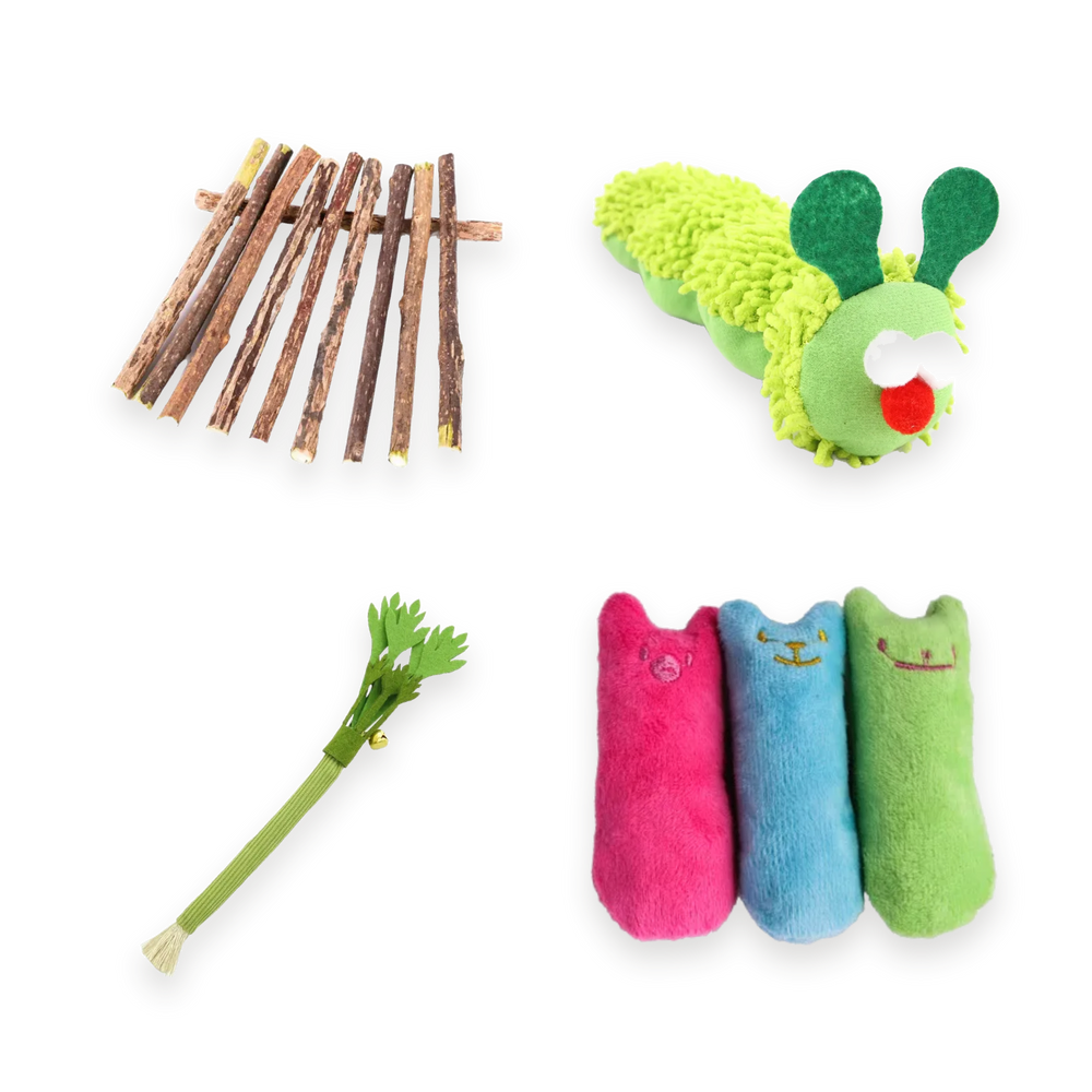 Catnip Lover Pack: all 4 toys