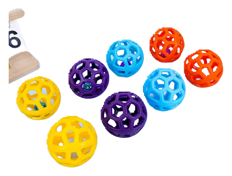 Geometric bell ball