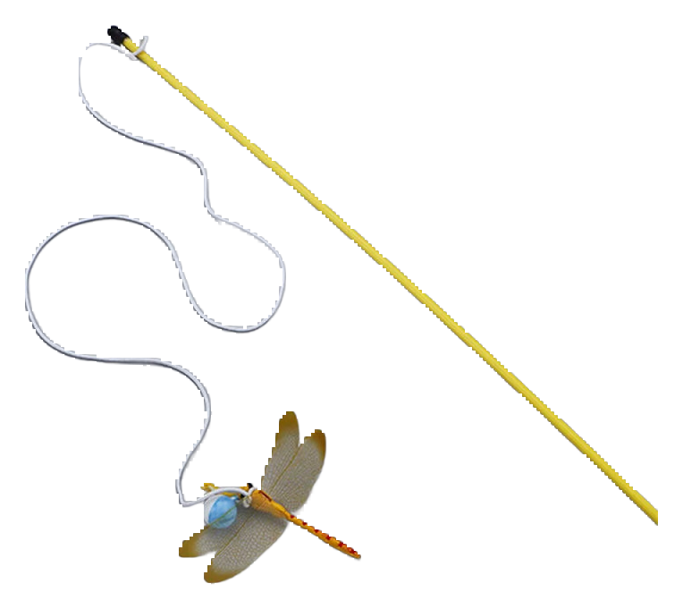 Short dragonfly wand