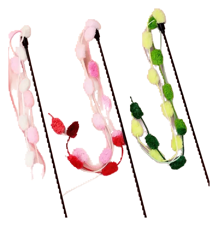 Tassel ball wand