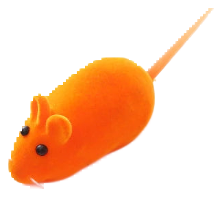 Rubber squeak mouse