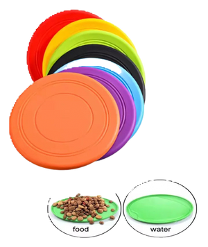 Soft rubber frisbee