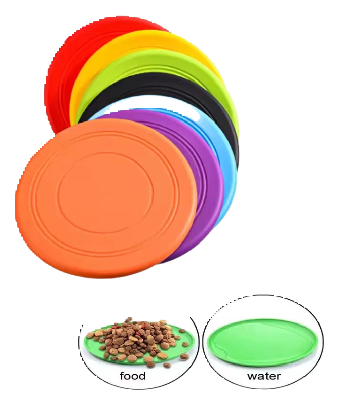 Soft rubber frisbee