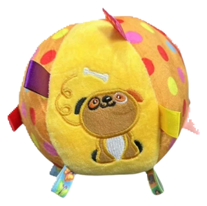 Ribbon squeak ball