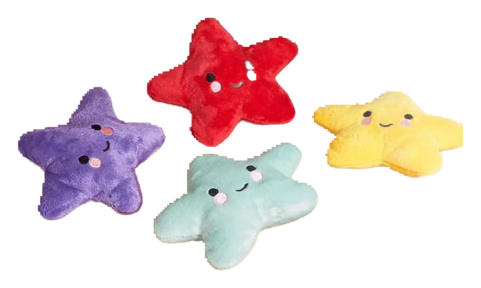 Star squeaky plush