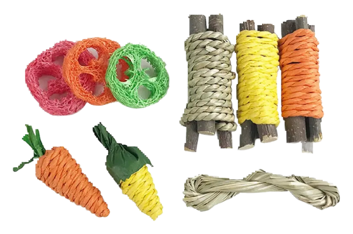 Wooden chew set
