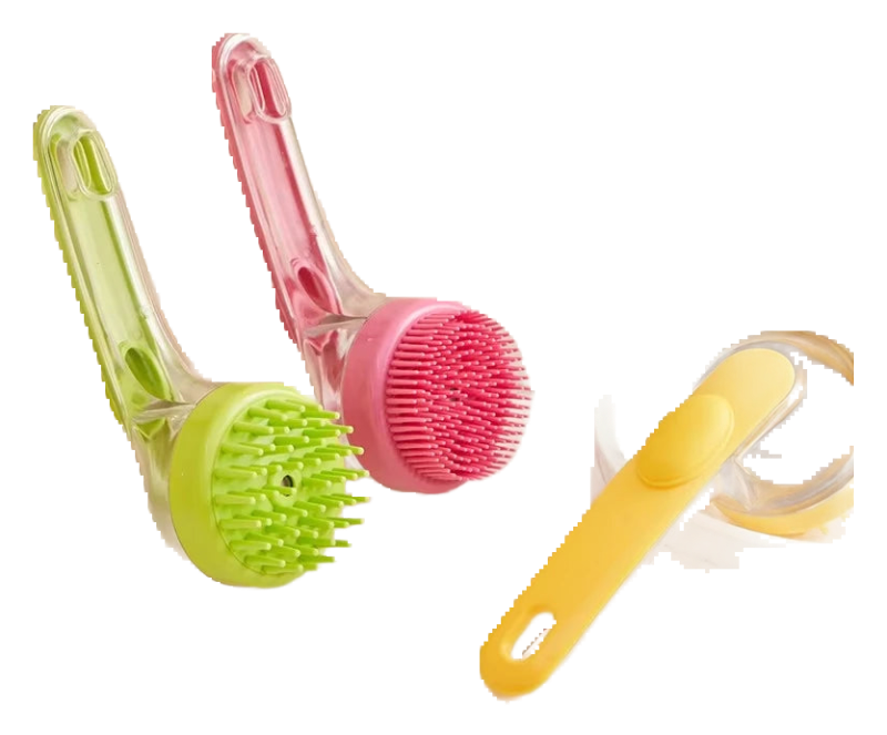 Silicone bath brush