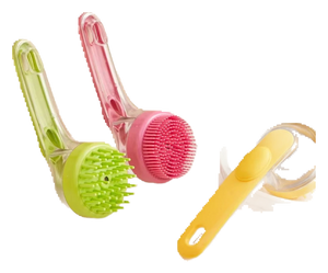 Silicone bath brush