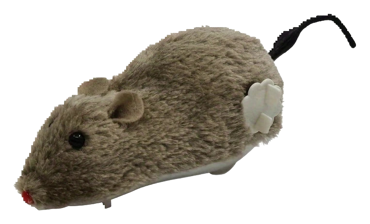 Wind-up plush mouse