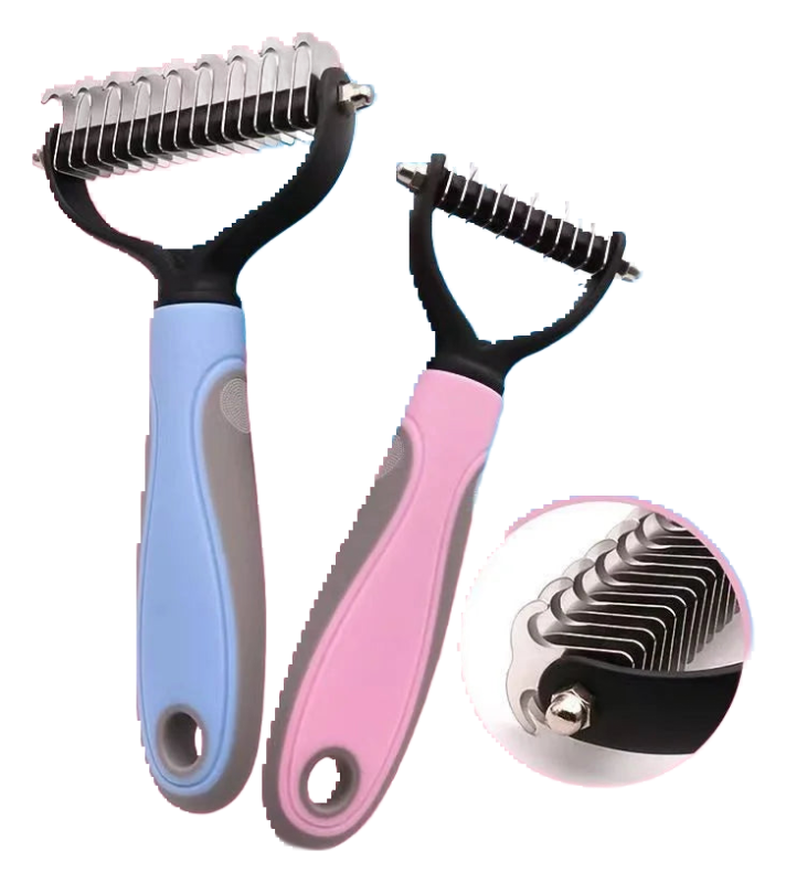 Steel double brush