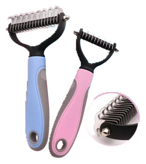 Steel double brush