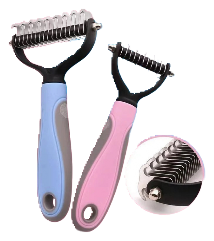 Steel double brush