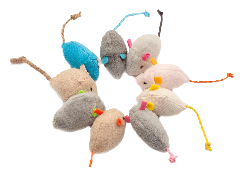 Catnip rattle mice