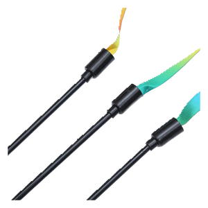 Ribbon feather wand