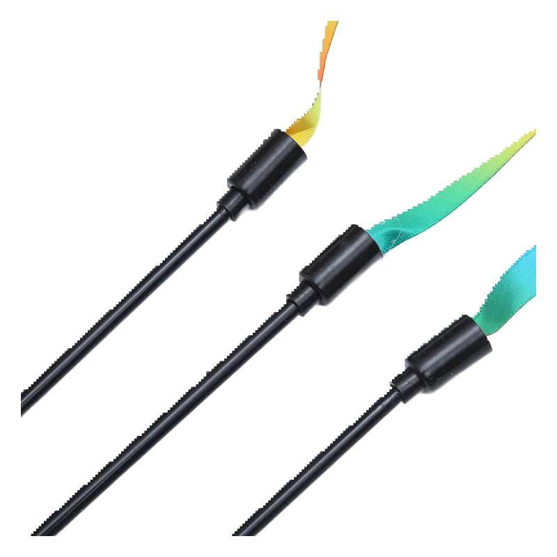 Ribbon feather wand